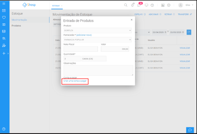 Como adicionar e retirar produtos do estoque - img 3