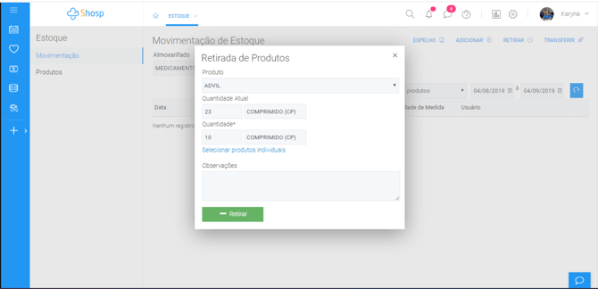 Como adicionar e retirar produtos do estoque - img 5