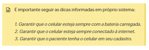 Como ativar confirmação automática de WhatsApp - obs 1