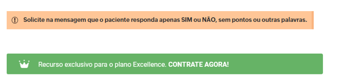 Como ativar confirmação automática de WhatsApp - obs 3