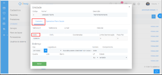 Como configurar o Faturamento TISS - img 4