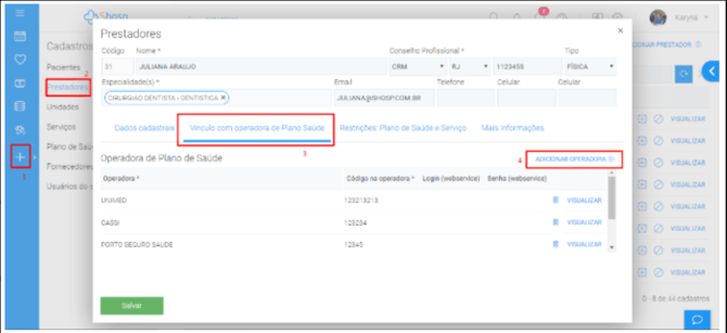 Como configurar o Faturamento TISS - img 6