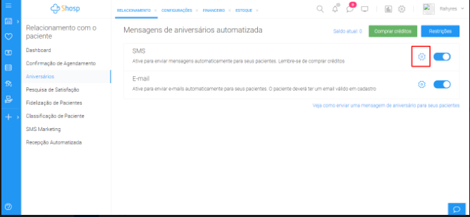 Como enviar uma mensagem de aniversário para os Pacientes - IMG 2
