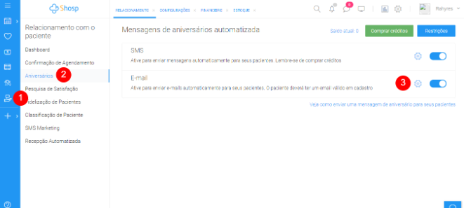 Como enviar uma mensagem de aniversário para os Pacientes - IMG 4