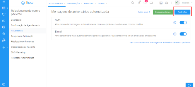 Como enviar uma mensagem de aniversário para os Pacientes - IMG 9