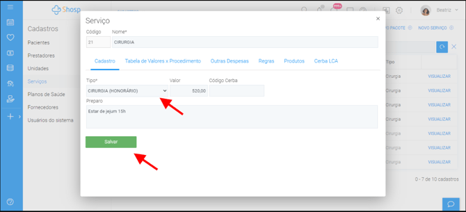 Como preencher e gerar a Guia de Honorários - img 2