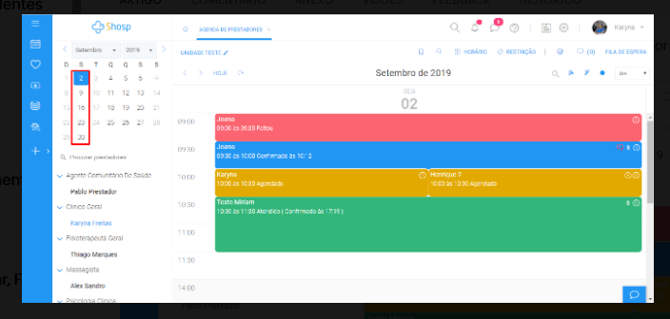 Como saber se uma data está cheia na Agenda - IMG2