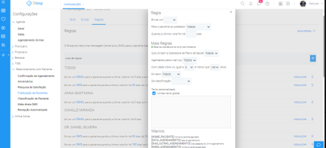 Como usar Novas Regras de Fidelização de Pacientes - img 2