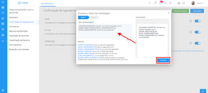 Como utilizar a Confirmação de Agendamento - img 3