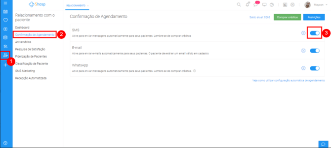 Como utilizar a Confirmação de Agendamento- img1