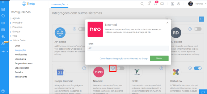 Imagem 2 - ativar neoped