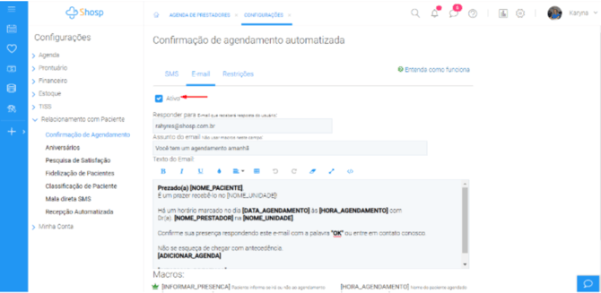 Imagem 2 - integração ativa