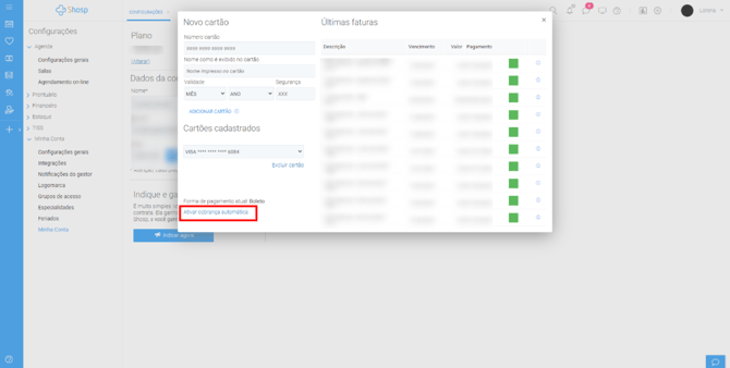 Imagem 3 - ativar cobrança