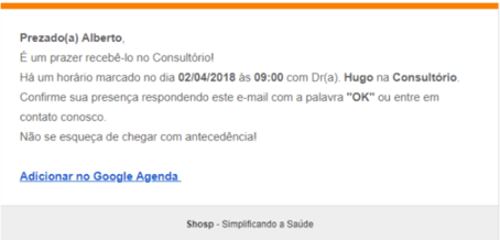 Imagem 3 - e-mail paciente