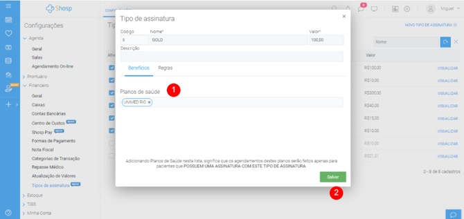 Imagem 3 - incluir planos de saúde