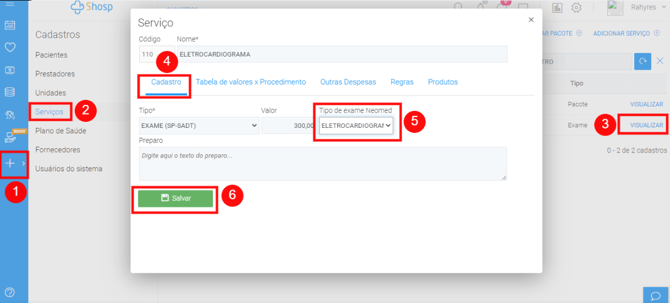 Imagem 4 - configurar serviços