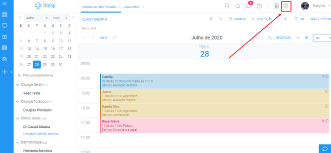 Imagem 5 - configurações