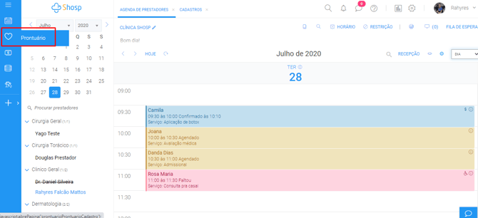 Imagem 6 - prontuário