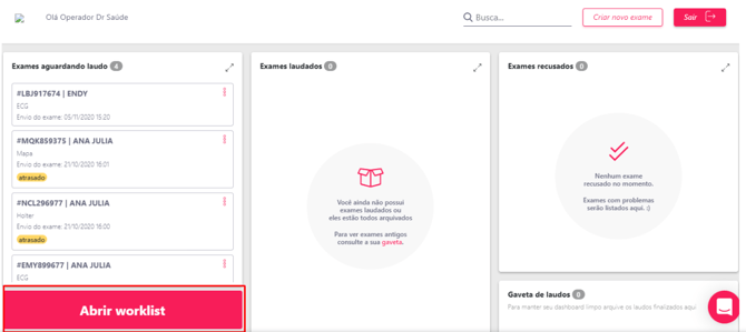 Imagem 6 - verificar exames agendados